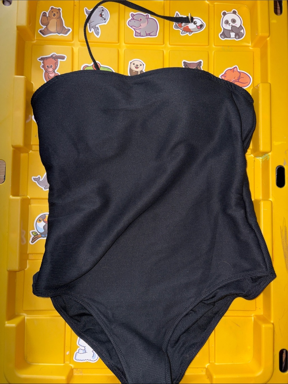 Old Navy Women’s Black One-Piece Swim Suit - Classic Solid